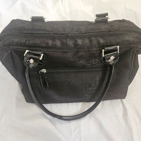 Caboodles Makeup Bag Cosmetics Travel Case Doctor Style Toiletries Black Purse - Picture 1 of 8